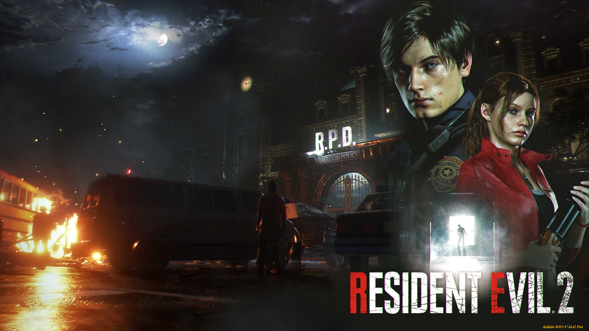 Обои Resident Evil 2 (2019) Видео Игры Resident Evil 2 (2019), обои для  рабочего стола, фотографии resident evil 2 , 2019, видео игры, персонажи  Обои для рабочего стола, скачать обои картинки заставки на рабочий стол.